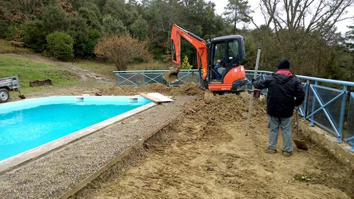 Swimming pool and decking services in St Albans